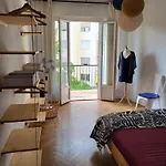 2p Cosy Avec Terrasse, Vue & Plages A Pied 尼斯