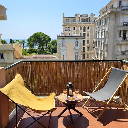 Apartament 2p Cosy Avec Terrasse, Vue & Plages A Pied
